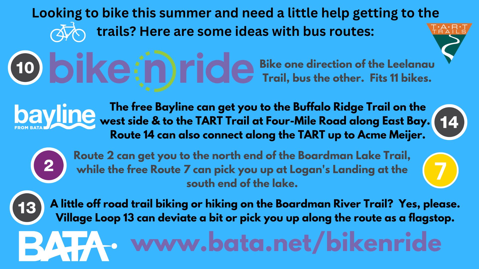 Bike n Ride Schedules BATA