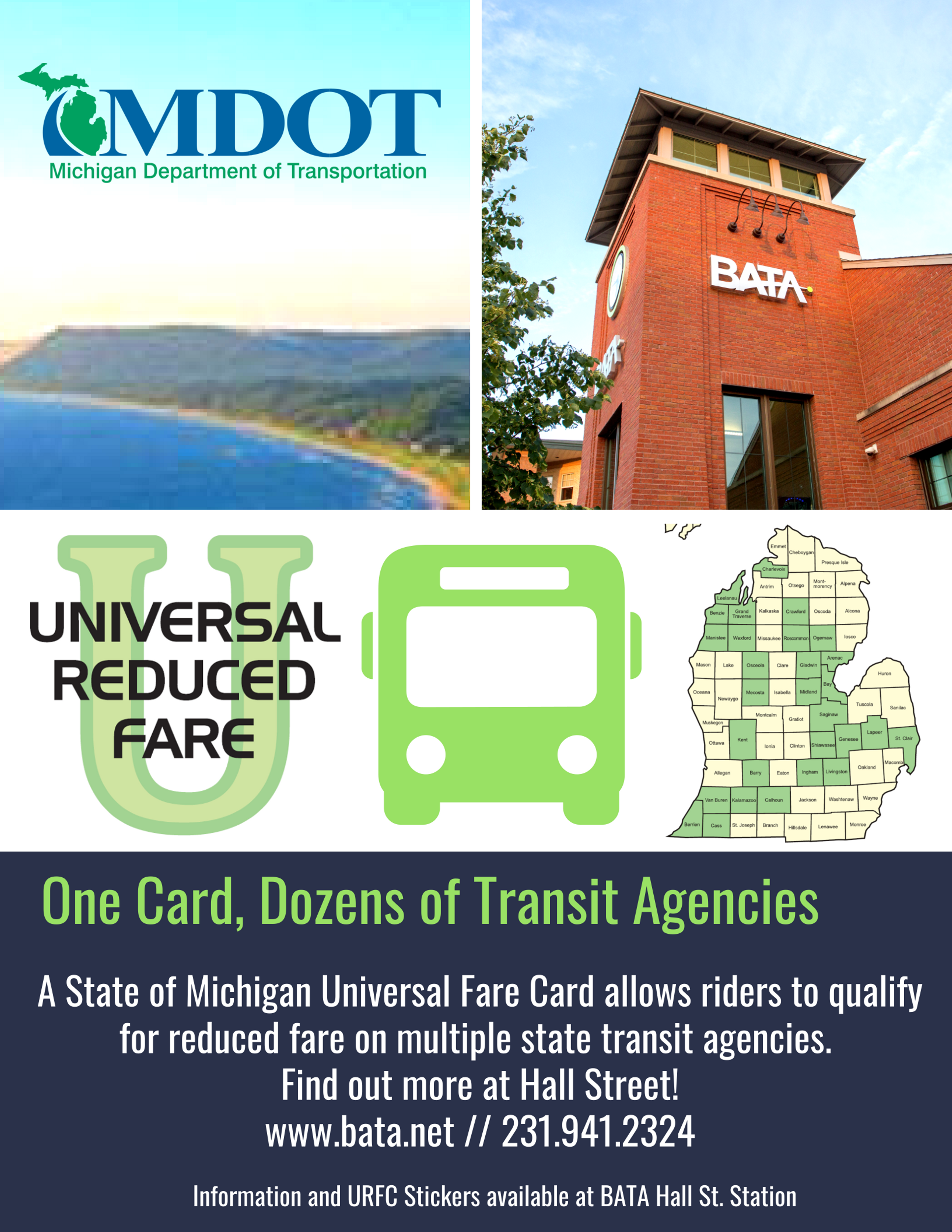 MDOT Universal Reduced Fare flyer