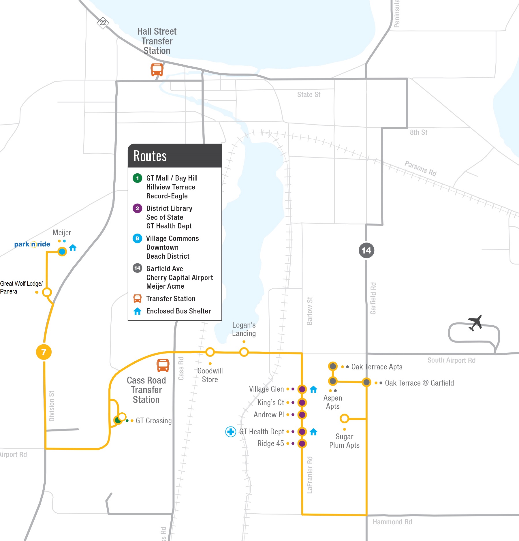 City Loops Bus Routes | BATA | Traverse City Transportation