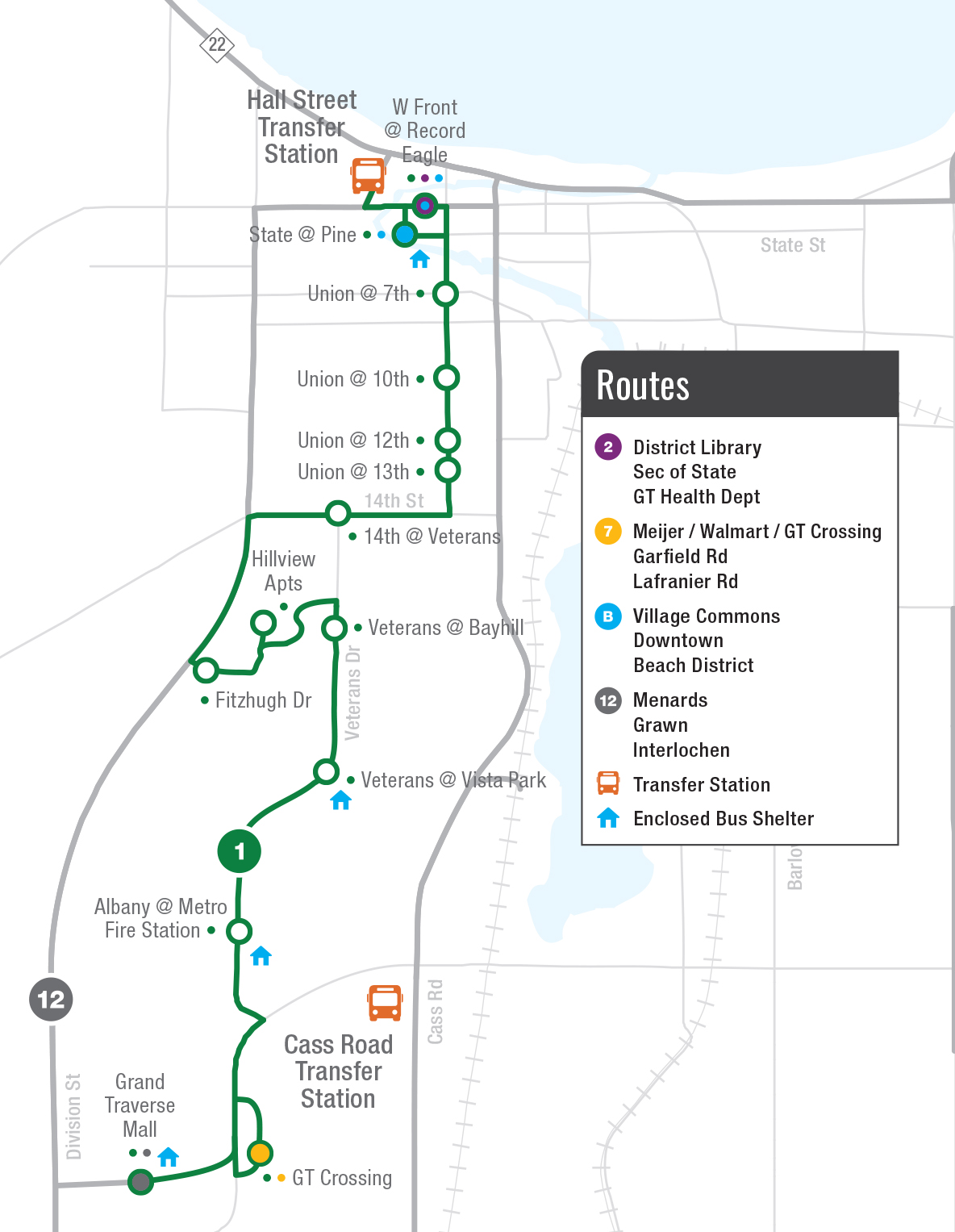 City Loops Bus Routes | BATA | Traverse City Transportation